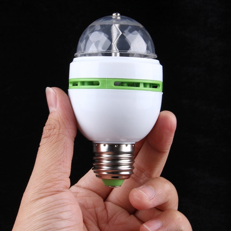 E27 3W LED旋轉彩燈舞台裝飾燈 AC 85-260V