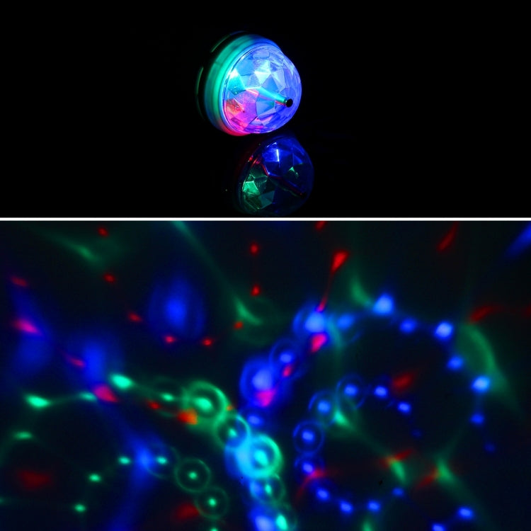 E27 3W LED旋轉彩燈舞台裝飾燈 AC 85-260V