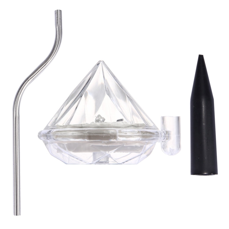 A108 4個裝 LED太陽能鑽石燈戶外院燈草坪燈插地燈 顏色隨機發貨