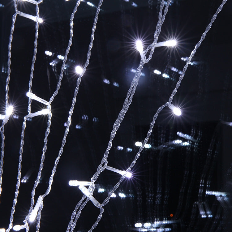 UL588 10米 100燈 8功能 LED窗帘節日裝飾燈帶尾接 美規