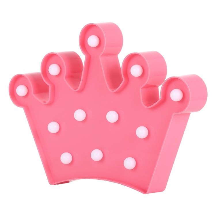 創意小皇冠節日裝飾燈小夜燈 暖白光