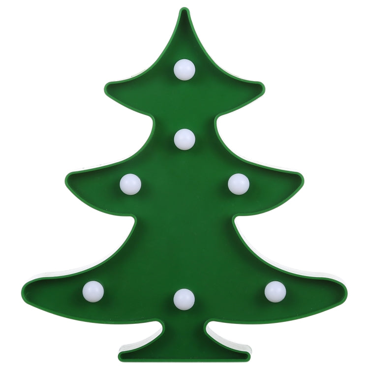 創意聖誕樹節日裝飾燈小夜燈 暖白光