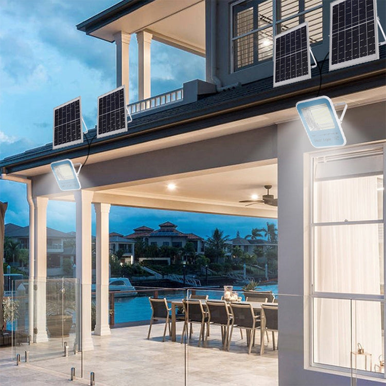 300W 734顆LED 家用感應庭院燈戶外防水太陽能投光燈帶遙控器