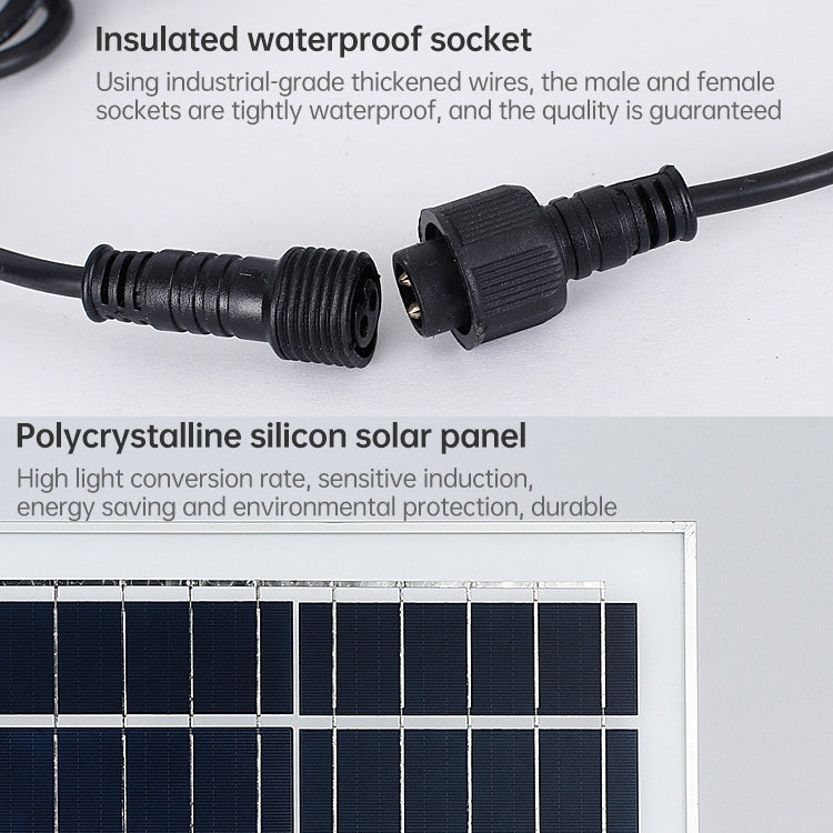 300W 734顆LED 家用感應庭院燈戶外防水太陽能投光燈帶遙控器