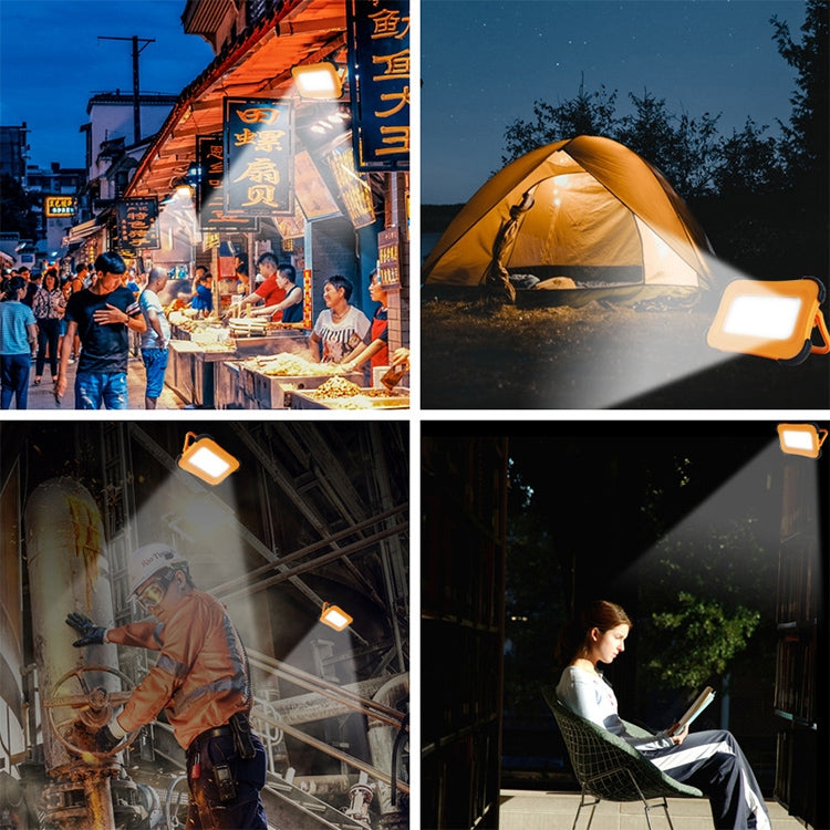 50W 32顆LED 太陽能手提野營燈磁吸照明應急燈 帶四檔亮度&充電寶&電量显示燈