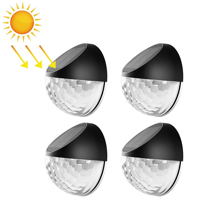 4個一賣 SMD2835 太陽能裝飾燈戶外防水庭院圍欄燈，色溫：3000-3200K