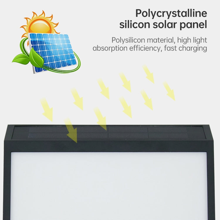 2W 10顆LEDs 壁掛式防水太陽能数字門牌燈LED光控地址指示號，色溫：6000K