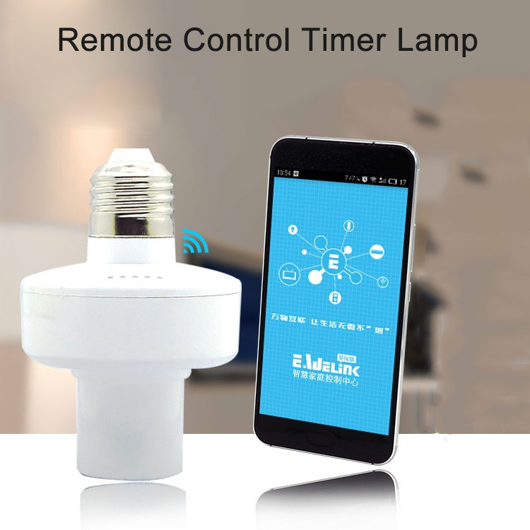 Sonoff Slampher RF 易微聯手機APP遠程WiFi智能家居E27燈頭座 Alexa Echo語音控制開關&Google Home AC 90-250V