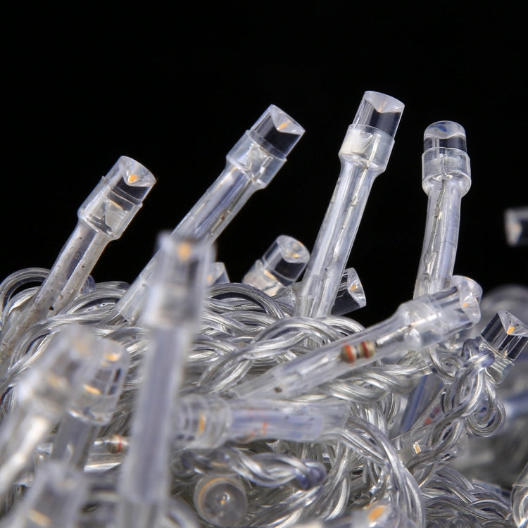 3米*3米300燈 LED窗帘節日裝飾燈 帶尾接&多功能控制器&記憶防水 歐規 AC 220V