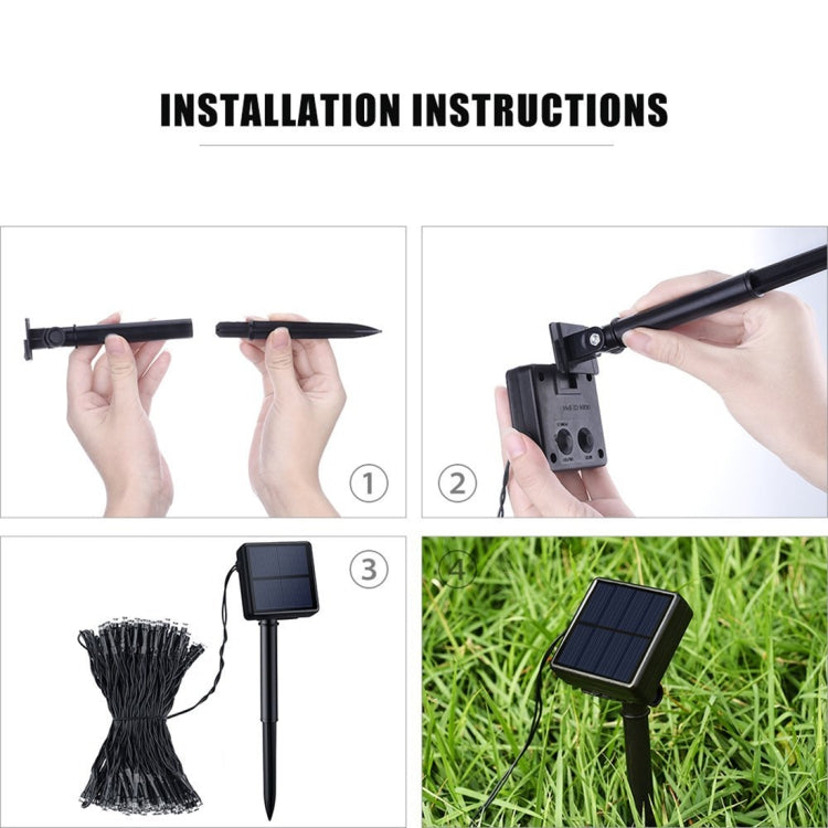 17m 100燈珠 IP44防水 太陽能燈串節日裝飾燈