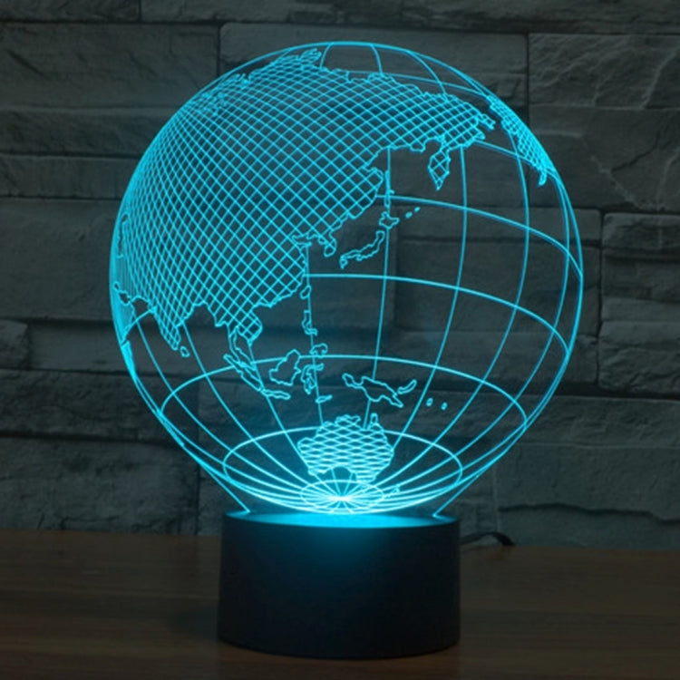 亞洲款3D燈 七彩漸變觸控三維立體燈/檯燈/小夜燈