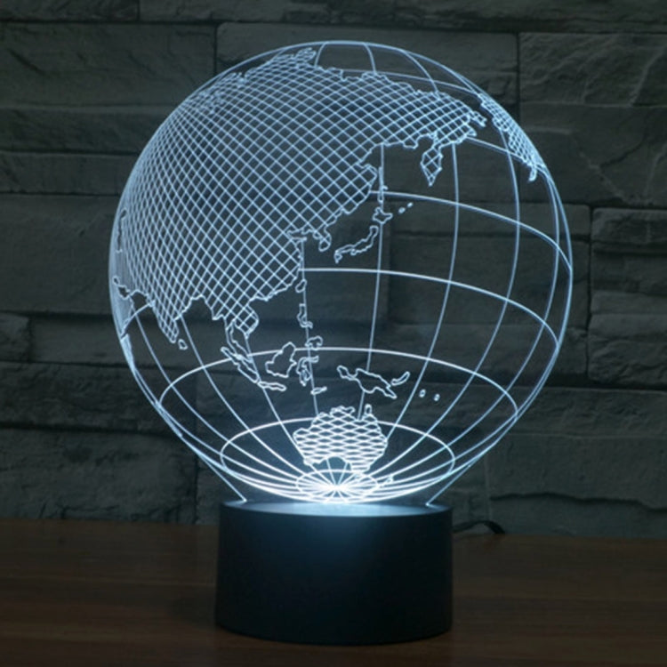 亞洲款3D燈 七彩漸變觸控三維立體燈/檯燈/小夜燈