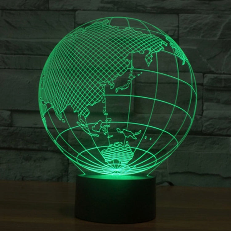 亞洲款3D燈 七彩漸變觸控三維立體燈/檯燈/小夜燈