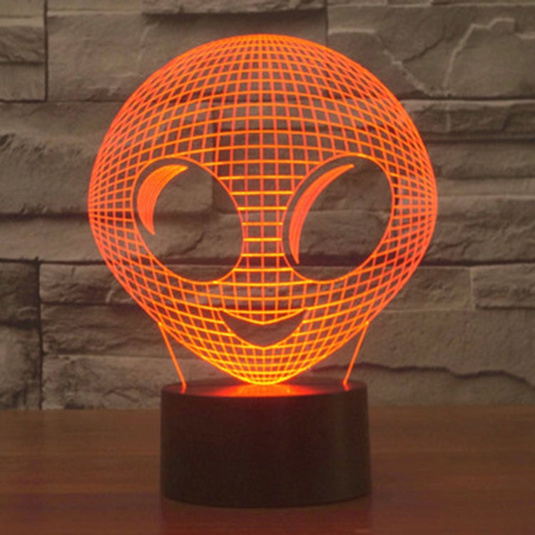 外星人款3D燈 七彩漸變觸控三維立體燈/檯燈/小夜燈
