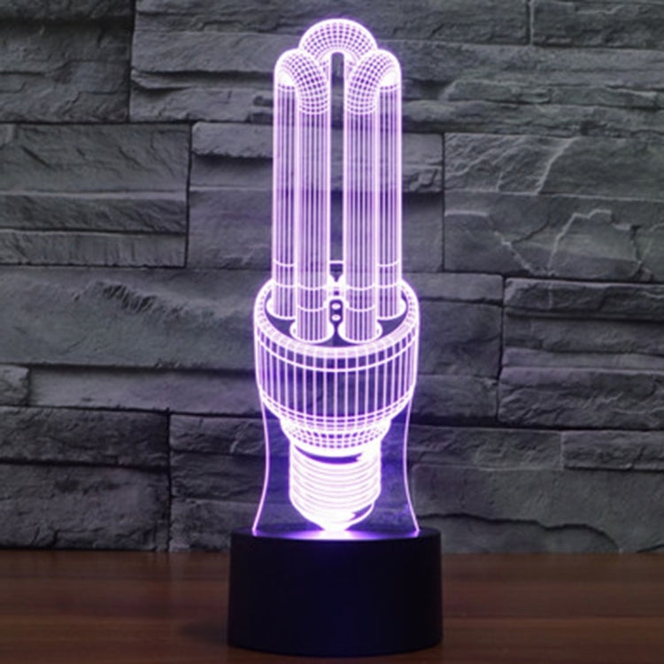 節能燈款3D燈 七彩漸變觸控三維立體燈/檯燈/小夜燈