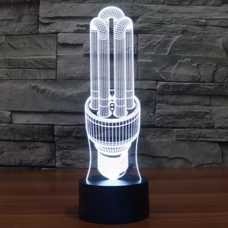 節能燈款3D燈 七彩漸變觸控三維立體燈/檯燈/小夜燈