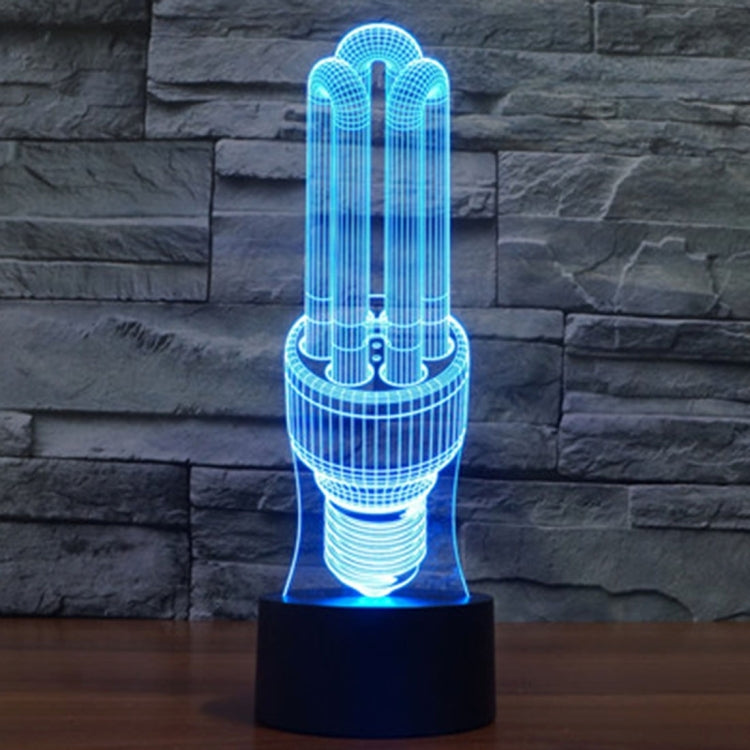 節能燈款3D燈 七彩漸變觸控三維立體燈/檯燈/小夜燈