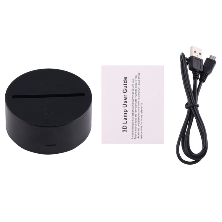 麋鹿款3D燈 七彩漸變觸控三維立體燈/檯燈/小夜燈