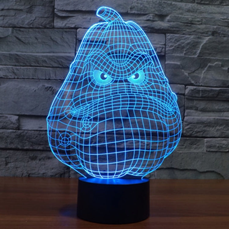冬瓜款3D燈 七彩漸變觸控三維立體燈/檯燈/小夜燈