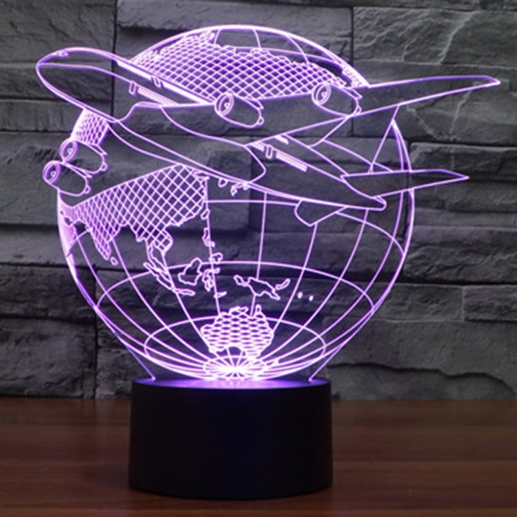 飛出亞洲 3D燈 七彩漸變觸控三維立體燈/檯燈/小夜燈