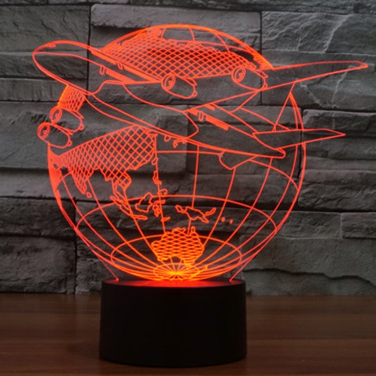 飛出亞洲 3D燈 七彩漸變觸控三維立體燈/檯燈/小夜燈