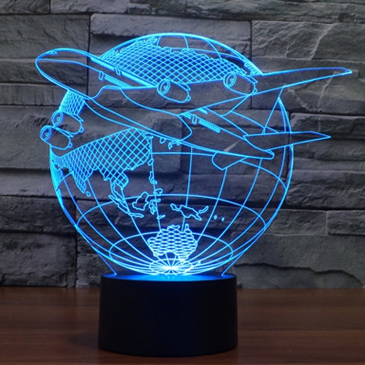 飛出亞洲 3D燈 七彩漸變觸控三維立體燈/檯燈/小夜燈