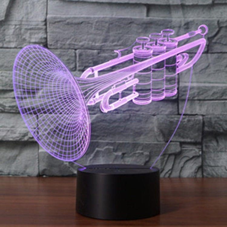 小號 3D燈 七彩漸變觸控三維立體燈/檯燈/小夜燈