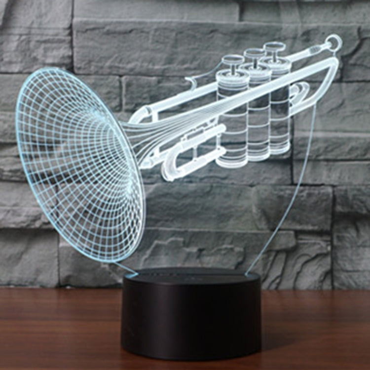 小號 3D燈 七彩漸變觸控三維立體燈/檯燈/小夜燈