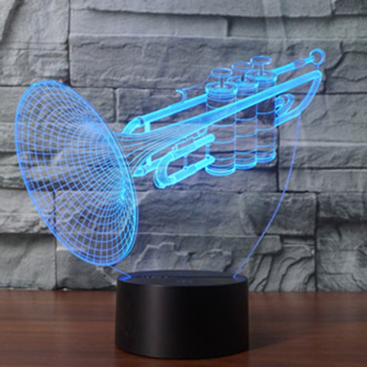 小號 3D燈 七彩漸變觸控三維立體燈/檯燈/小夜燈