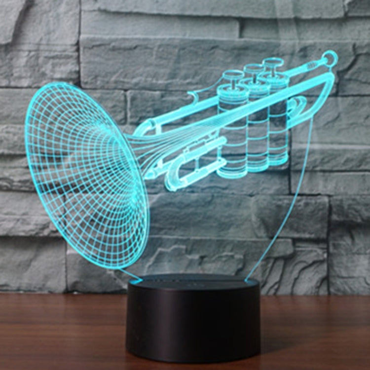 小號 3D燈 七彩漸變觸控三維立體燈/檯燈/小夜燈