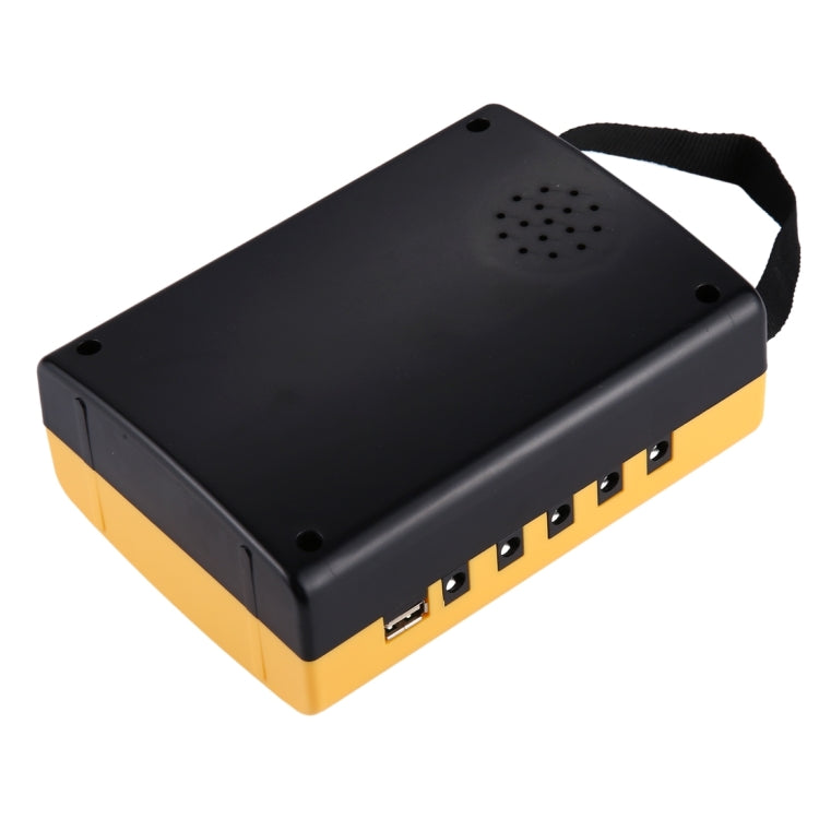 多功能便攜太陽能系統備用電源套裝 帶4個照明燈泡 AC 220V 美規或歐規