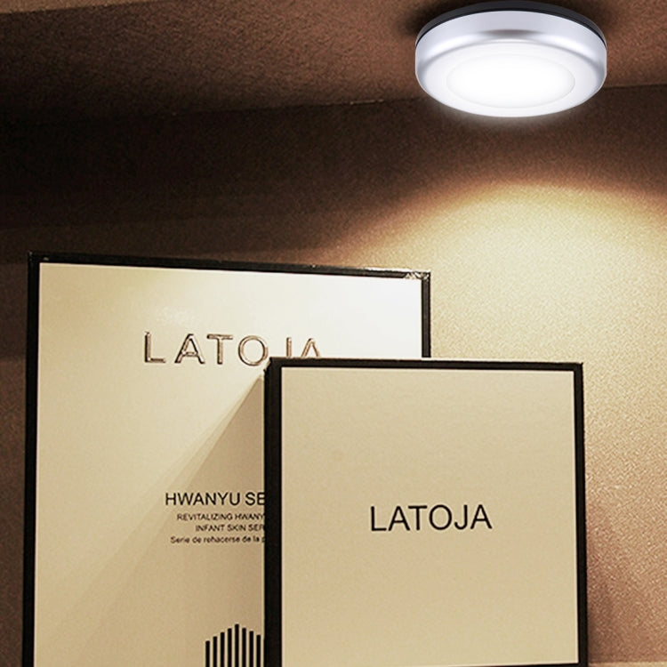 6燈珠 迷你小夜燈 過道走廊衣櫃燈 白光 人體紅外感應+光控 感應距離：5米 DC 5V