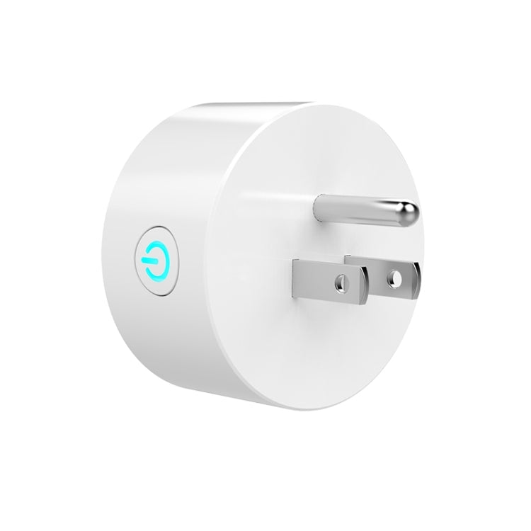 10A WiFi圓形智能插座 語音定時插座 AC 100-240V 美規