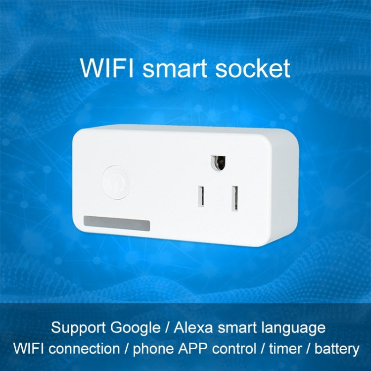 10A WiFi智能語音定時插座 1插位 支持Alexa & Google Home語音 AC 110-250V 美規