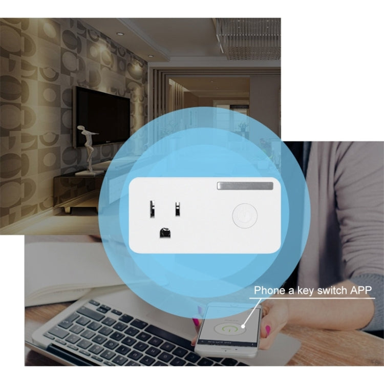10A WiFi智能語音定時插座 1插位 支持Alexa & Google Home語音 AC 110-250V 美規
