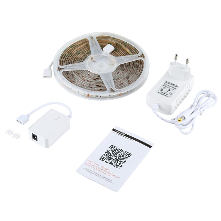 XS-SLD01 60W 300顆SMD 5050貼片燈珠 5米WiFi智能燈帶 彩光 支持Alexa & Google Home語音控制