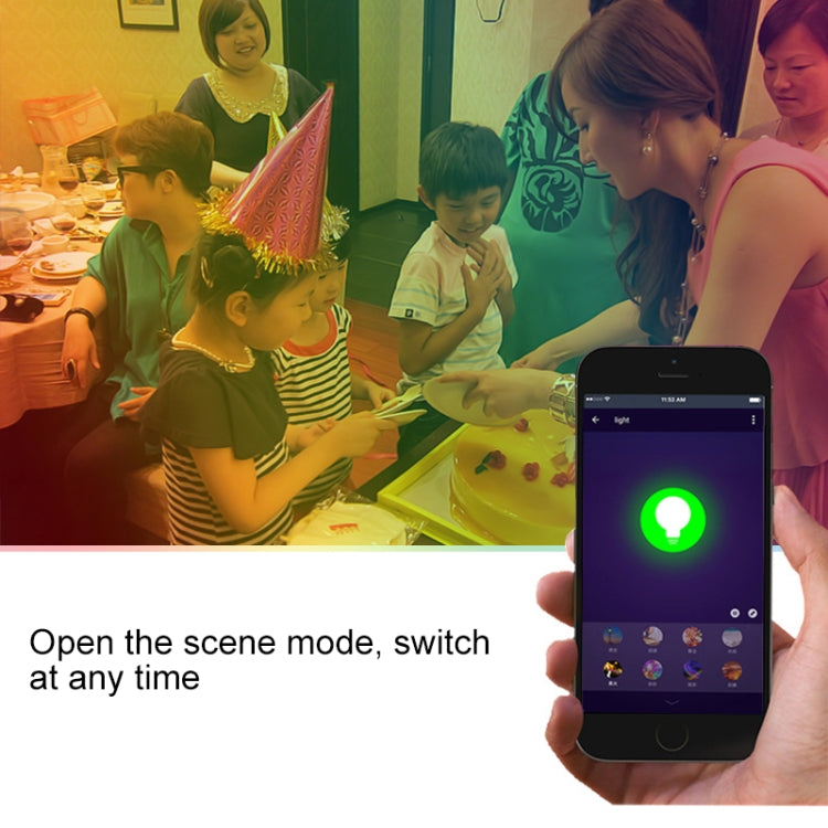 E27 7W RGB+白光 WiFi智能燈泡 支持Alexa&Google Home語音控制 FCC/CE/ROHS認證 AC 85-265V