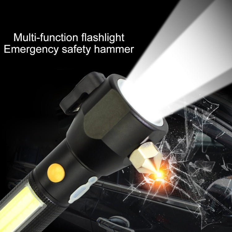 10W 450流明 充電強光LED手電筒 帶三種模式&安全錘