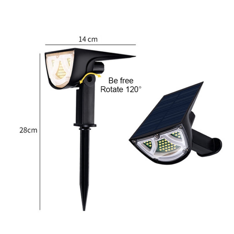 太陽能投射燈 戶外景觀庭院地插燈草坪裝飾燈 IP65防水