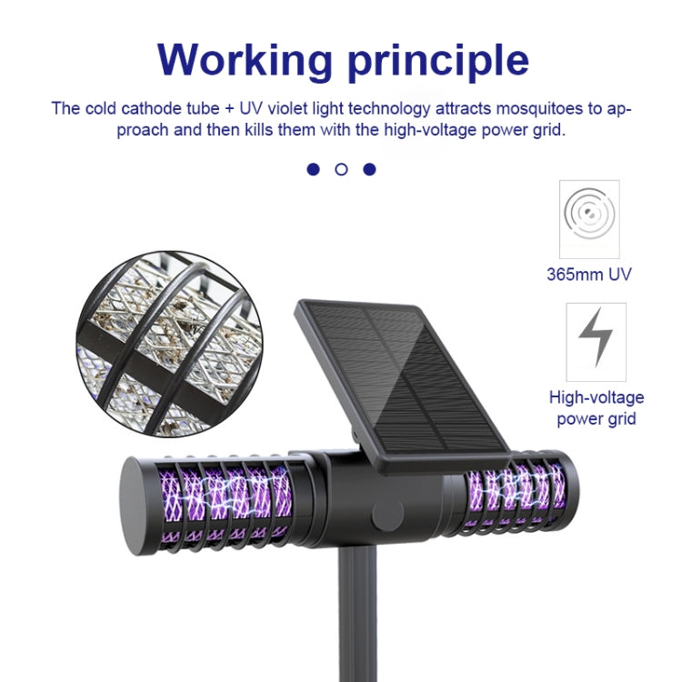 SZ-16008 太陽能滅蚊燈 戶外景觀庭院地插滅蚊器草坪裝飾燈 IP65防水