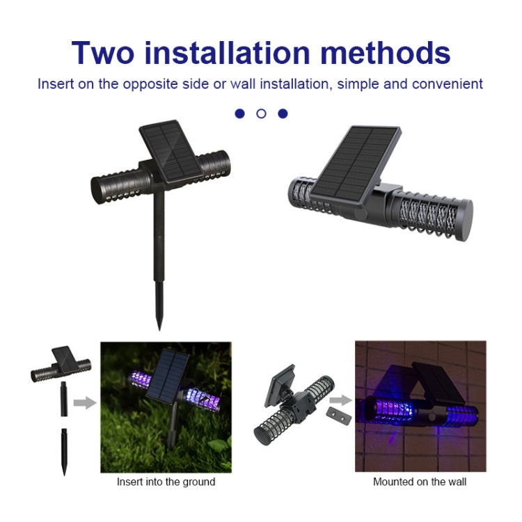 SZ-16008 太陽能滅蚊燈 戶外景觀庭院地插滅蚊器草坪裝飾燈 IP65防水