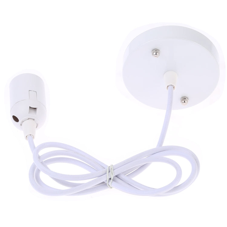 E27燈座DIY天花吊燈燈泡螺絲底座，線長：1米