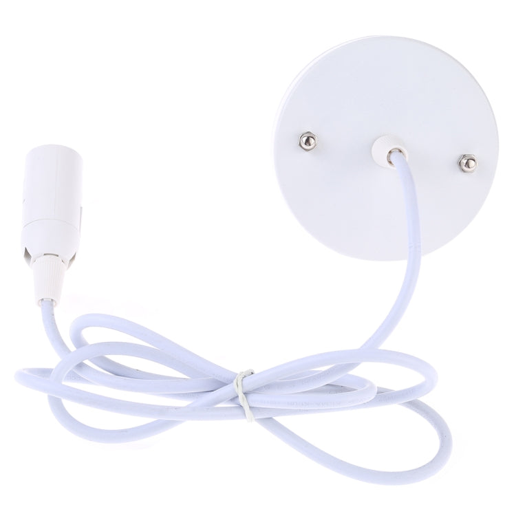 E14燈座DIY天花吊燈燈泡螺絲底座，線長：1米