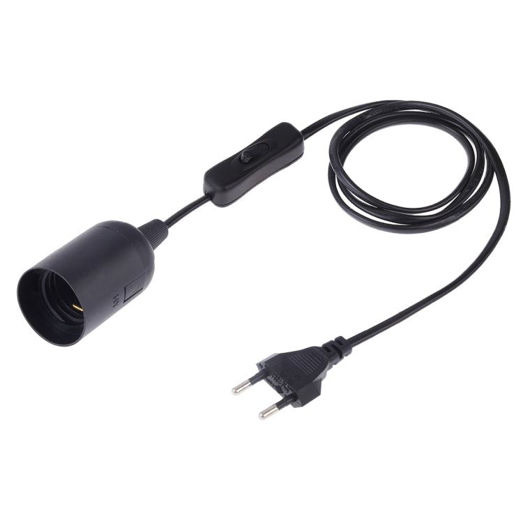 E27線帽開關燈座枝形吊燈電源插座 帶1.2米延長線 小英規