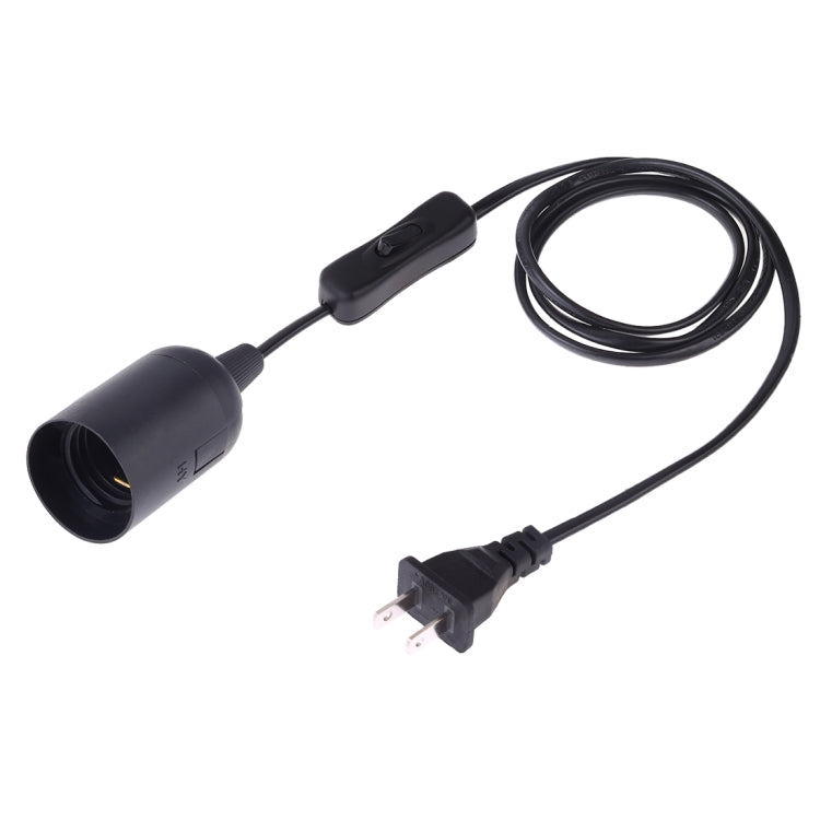 E27線帽開關燈座枝形吊燈電源插座 帶1.2米延長線 小英規