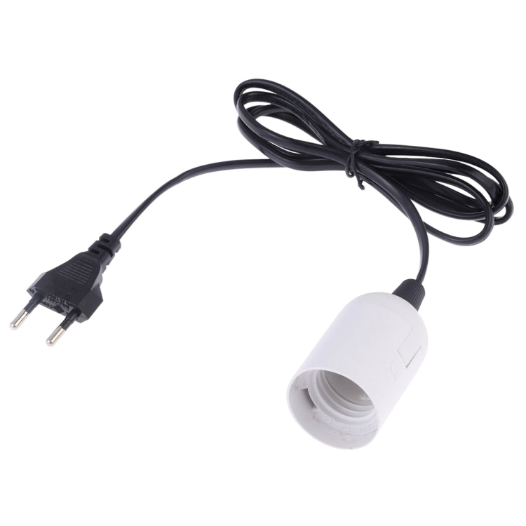 E27線帽燈座枝形吊燈電源插座 帶1.2米延長線 小英規