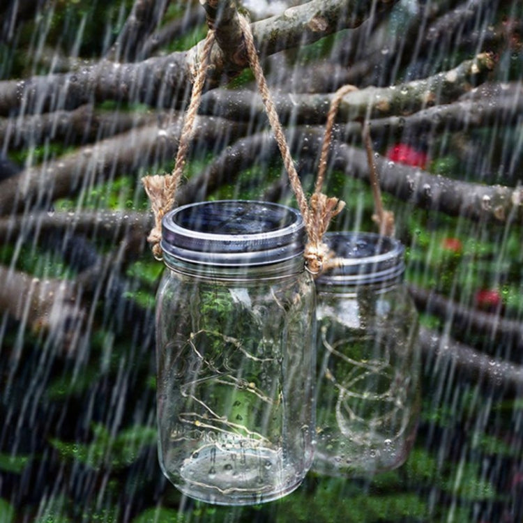 10燈珠 太陽能梅森瓶蓋燈 戶外庭院LED裝飾吊燈 不包含瓶身