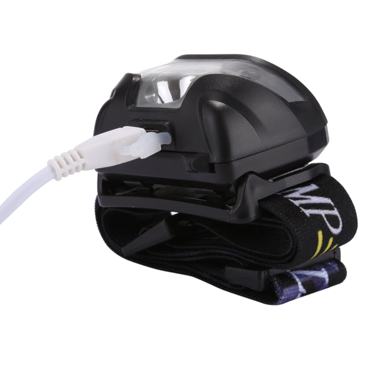 5W 140流明 USB充電 強光LED防水感應頭燈/跑步頭燈/釣魚燈 模式：白光3檔+感應1檔