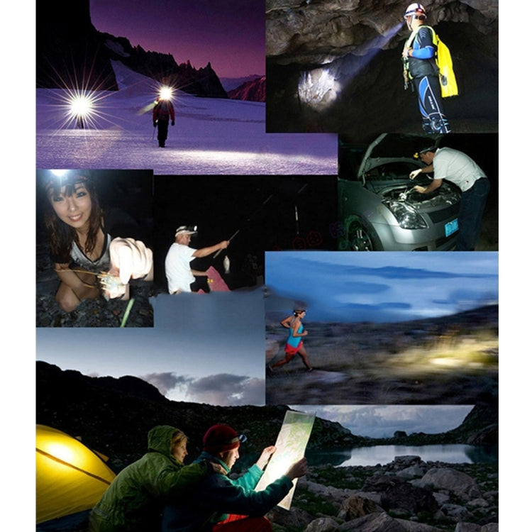 3W 120流明 LED防水頭燈/跑步頭燈/釣魚燈/登山頭燈 白光