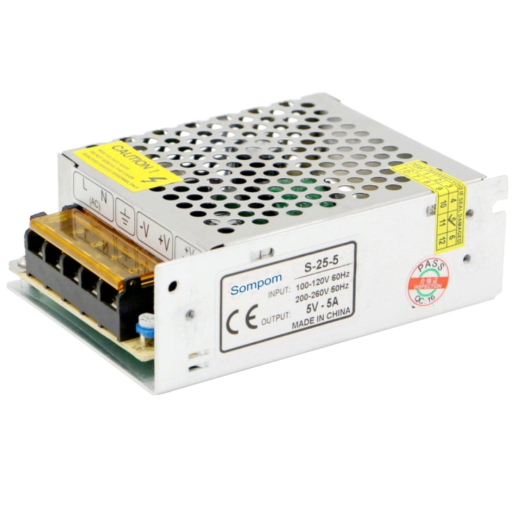 上普SOMPOM S-25-5 25W 5V 5A開關電源 LED显示屏電源 監控電源